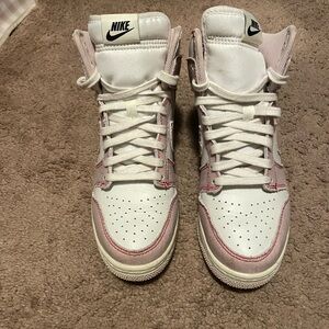 Nike Dunk High 1985 "Barely Rose Denim" sneaker